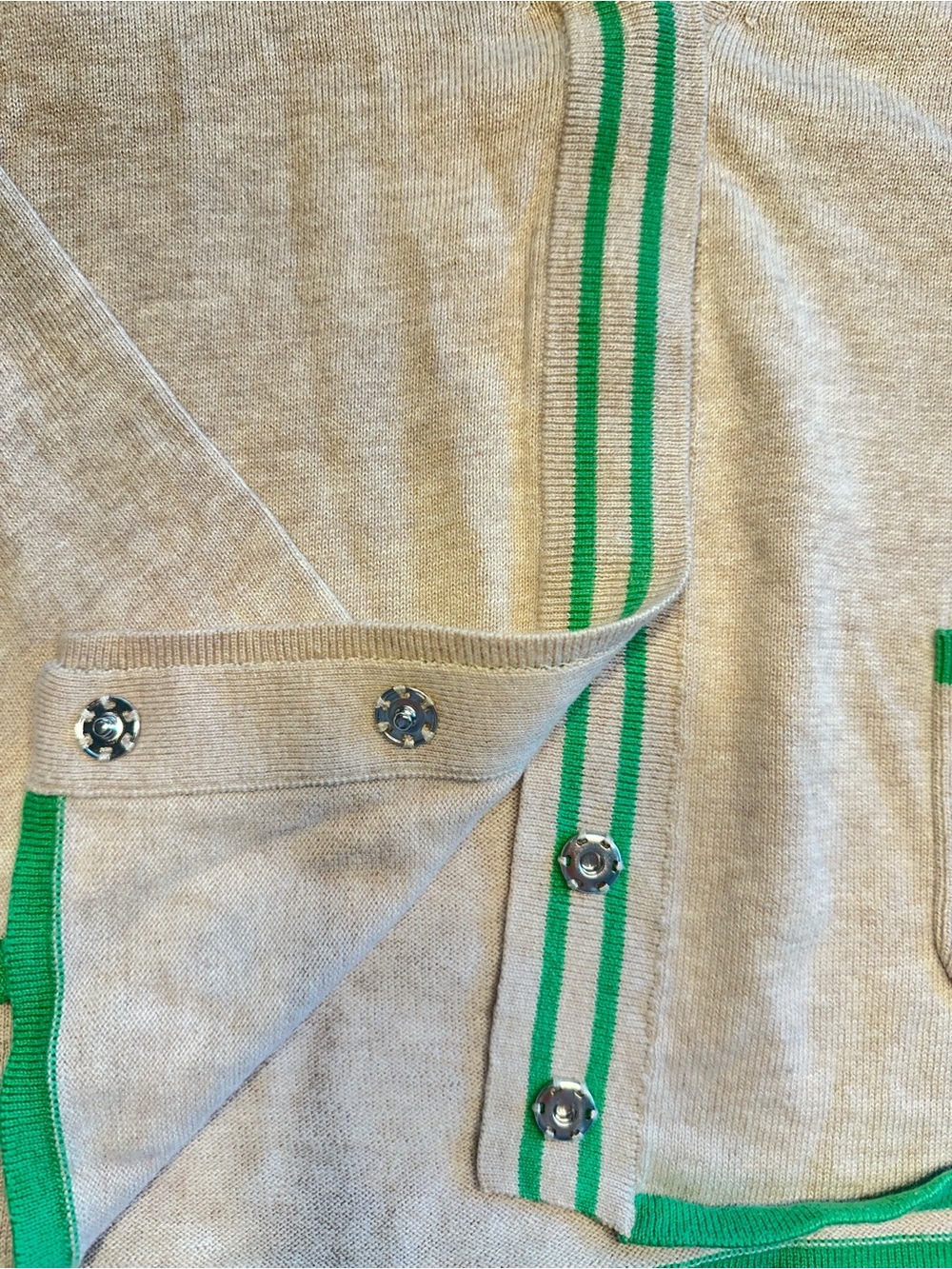 Vintage Tommy Hilfiger Cardigan Premium cotton &cashmere blend size XL relaxed L - Picture 5 of 7